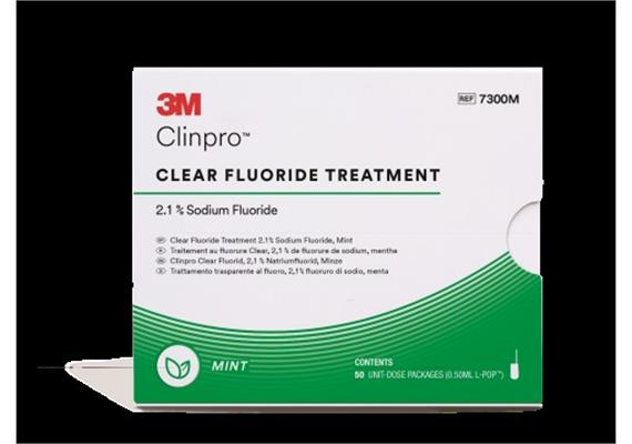 3M Clinpro Clear Fluorid L-Pop Minze