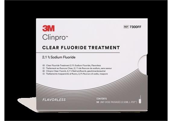3M Clinpro Clear Fluorid L-Pop Neutral