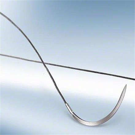 B.BRAUN Silkam schwarz 5-0/DS16 45cm