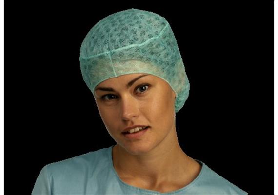 Barrier OP-Hauben Top Nurse grün 42093