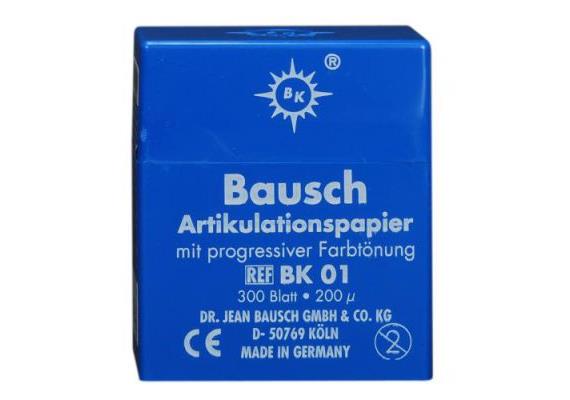 Bausch BK-01 Artikulationspapier blau Spender