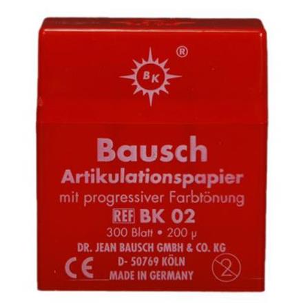 Bausch BK-02 Artikulationspapier rot