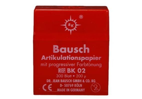 Bausch BK-02 Artikulationspapier rot