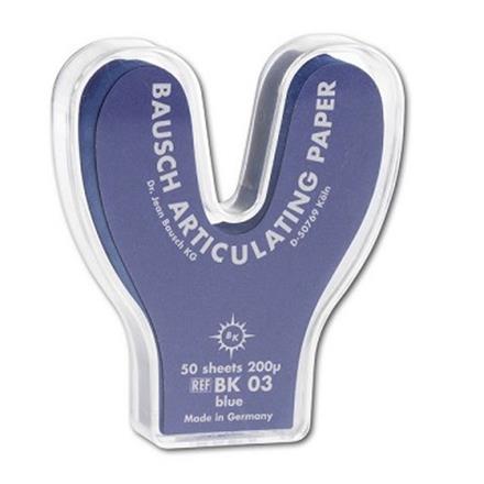 Bausch BK-03 Artikulationspapier blau