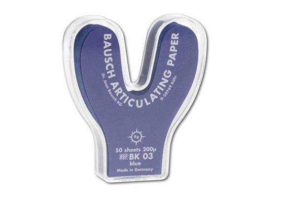 Bausch BK-03 Artikulationspapier blau