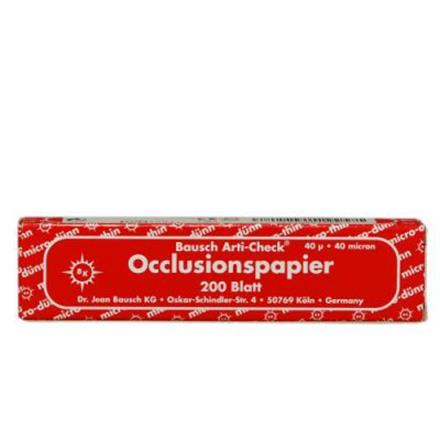 Bausch BK-10 Occlusionspapier rot