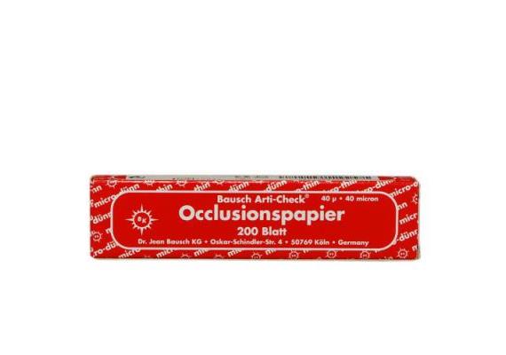Bausch BK-10 Occlusionspapier rot