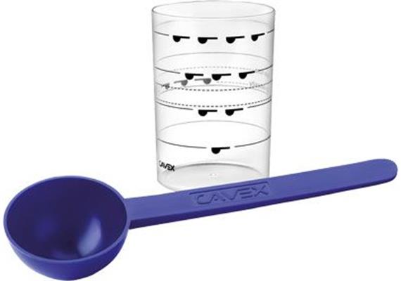 Cavex Messbecher + Pulverlöffel