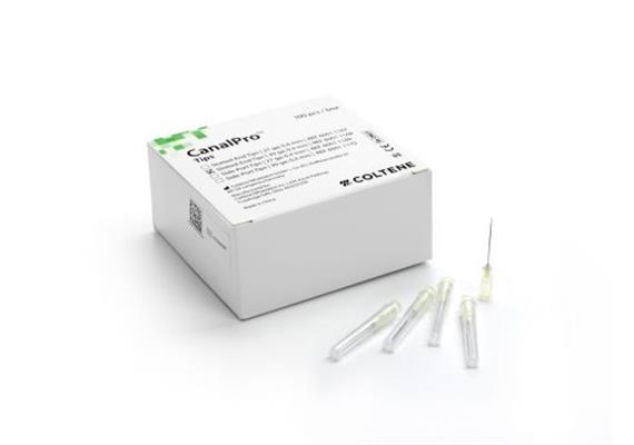Coltene CanalPro Slotted-End Tips 30GA 0.3mm gelb