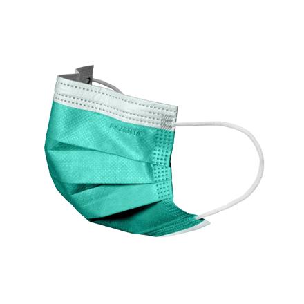 COOL BREATH 3-lg, Typ IIR latexfrei, mit Elastikbänder, emerald green