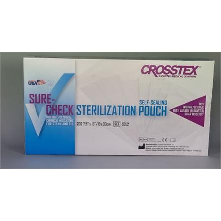 Crosstex SURE CHECK Sterilisations-Beutel 19x33cm