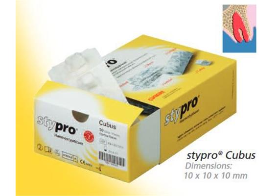 Curasan Stypro Cubus Hämostyptikum 10x10x10mm