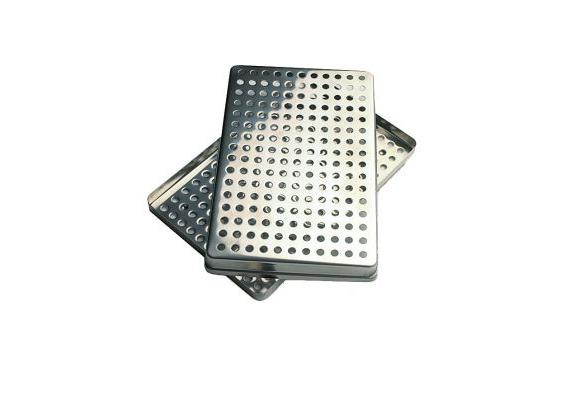 Directa Alutray Deckel gelocht silber 18x28cm