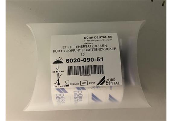 Dürr Hygoprint Ersatzrollen doppelt selbstklebend