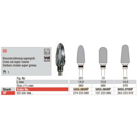 Edenta HM Fräse HS 5455/060