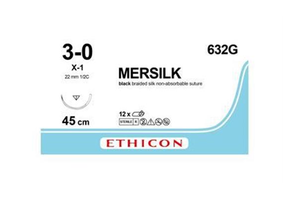 Ethicon Seide 3-0/X-1 632G