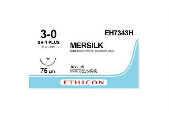 Ethicon Seide Plus 3-0/SH-1 75cm EH7343H