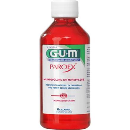 GUM Paroex Mundspülung 0.12% o.Alk. ohne Pumpe