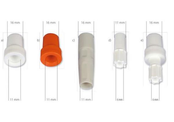 Hager+Werken Mirasuc Adapter 11-16mm hellgrau