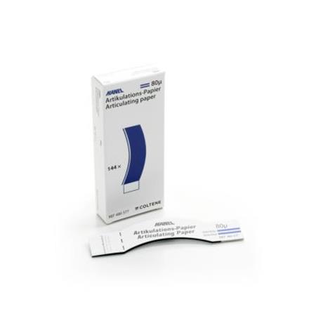 Hanel Artikulationspapier Blau Radar gebogen