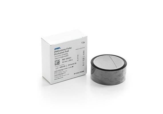 Hanel Occl.Folie 22mm DS schwarz