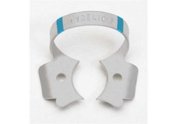 Hygenic Klammer 7 matt/blau mit Flügeln