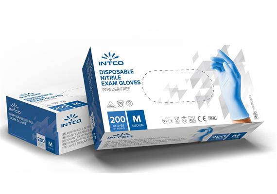 Intco Nitril Jumbo blau 200er XS