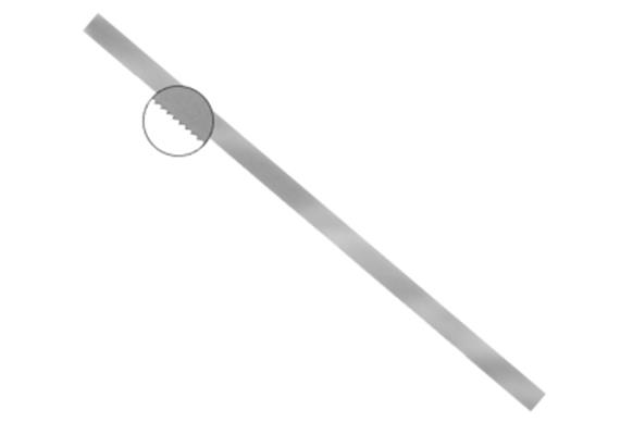 Interproximal Strip mit Sägezähnen