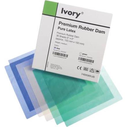 Ivory Kofferdam 6x6 heavy blau