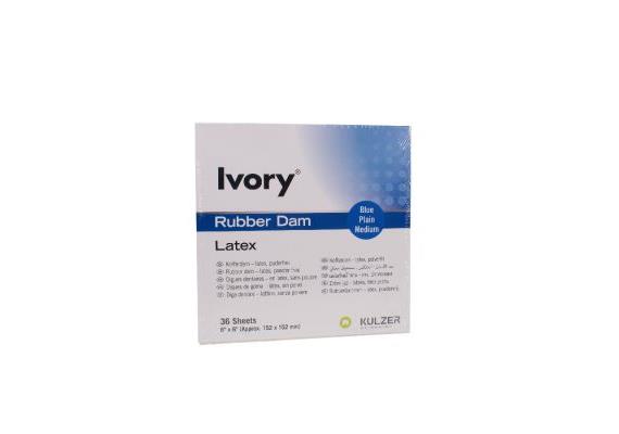 Ivory Kofferdam 6x6 medium blau