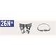 Ivory Kofferdam Klammer 26N