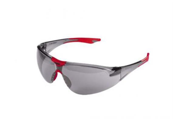 KKD AntiFog Schutzbrille New Style rauchgrau/rot