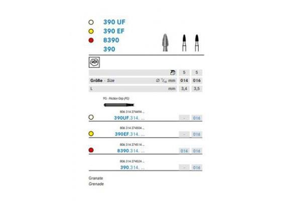 Komet Diamant FG 390EF.314.016