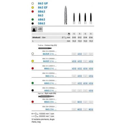 Komet Diamant FG 5863.314.016