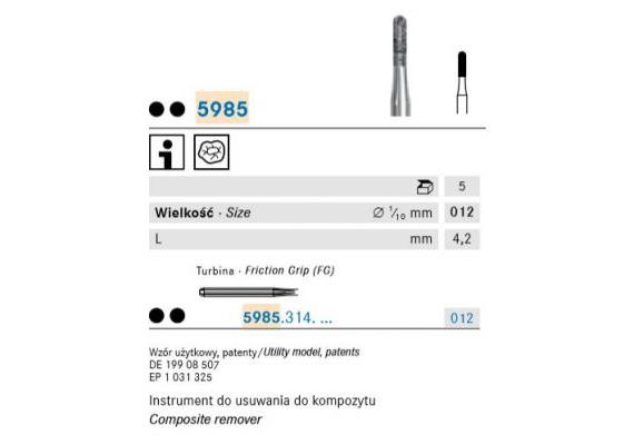Komet Diamant FG 5985.314.012