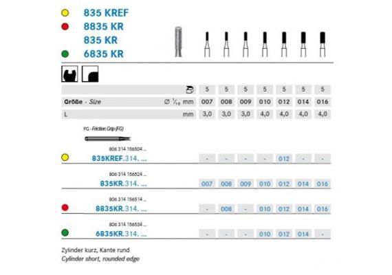 Komet Diamant FG 6835KR.314.010