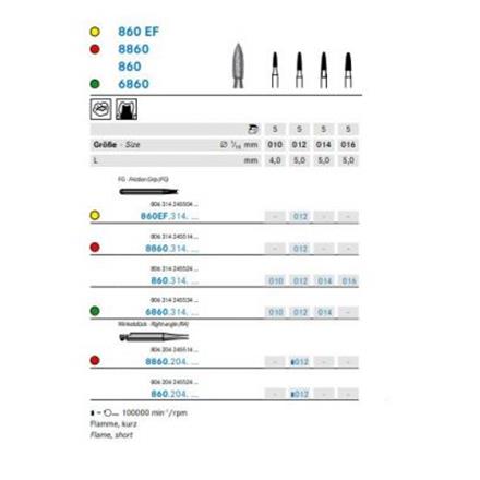 Komet Diamant FG 6860.314.012