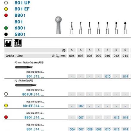 Komet Diamant FG 801.314.006