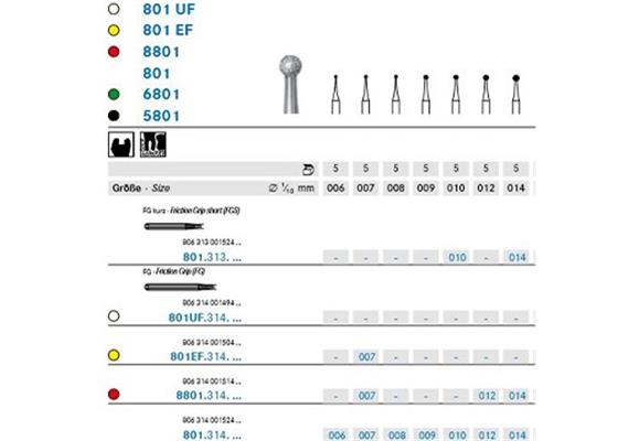 Komet Diamant FG 801.314.016