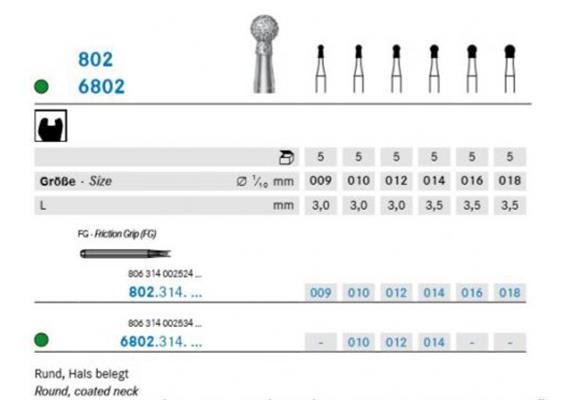 Komet Diamant FG 802.314.012