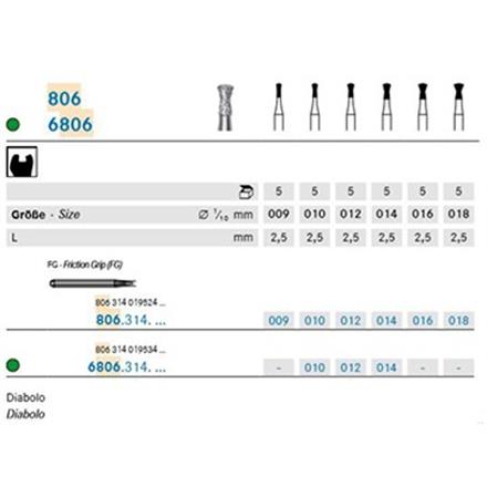 Komet Diamant FG 806.314.009