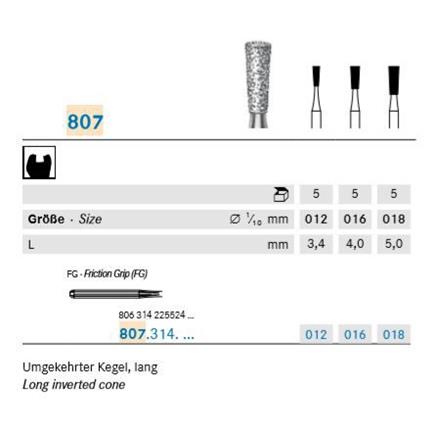 Komet Diamant FG 807.314.016