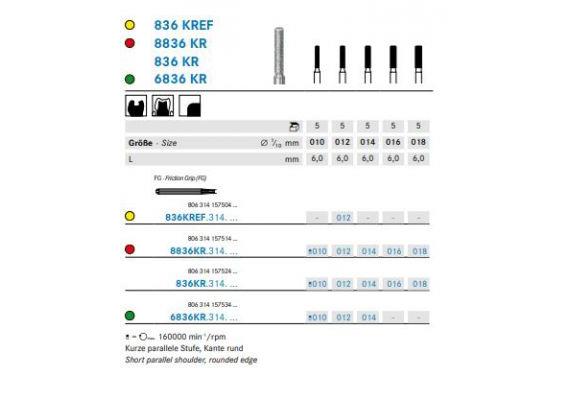 Komet Diamant FG 836KR.314.012
