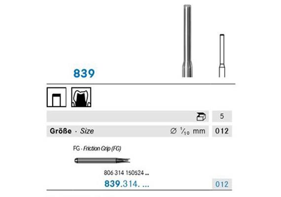 Komet Diamant FG 839.314.012