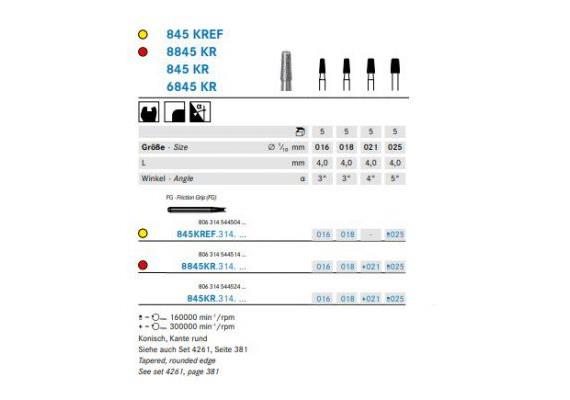 Komet Diamant FG 845KR.314.025