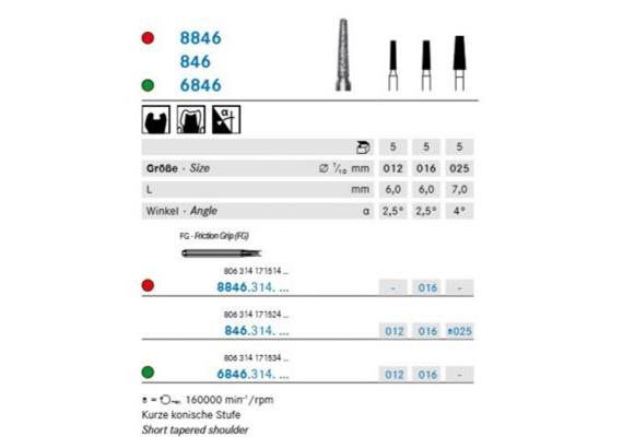 Komet Diamant FG 846.314.016