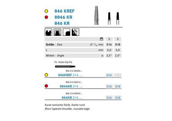 Komet Diamant FG 846KR.314.016