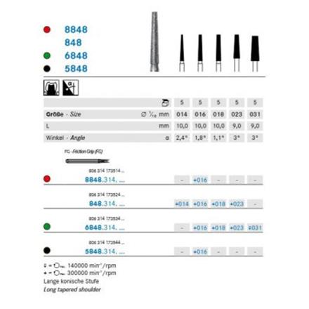 Komet Diamant FG 848.314.018
