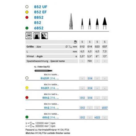 Komet Diamant FG 852.314.012