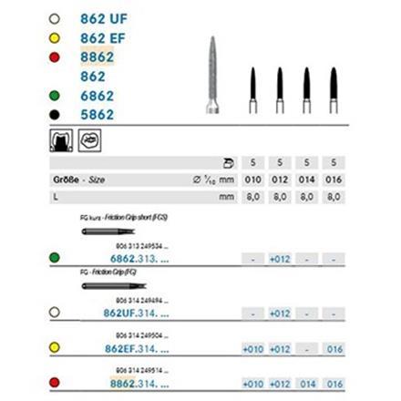 Komet Diamant FG 8862.314.012